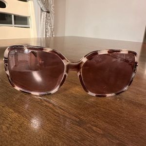 Coach Pink Tortoise Sunglasses